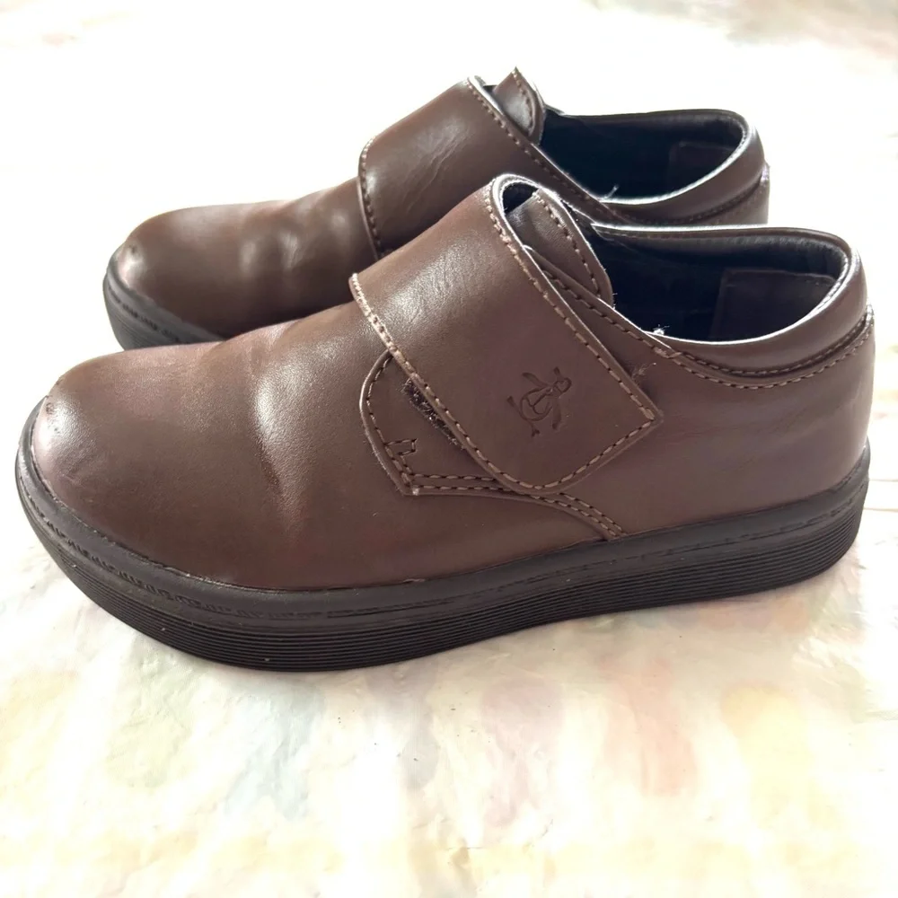 Original Penguin Dorian Tan Dress Shoes SZ 9 months Worn 1X